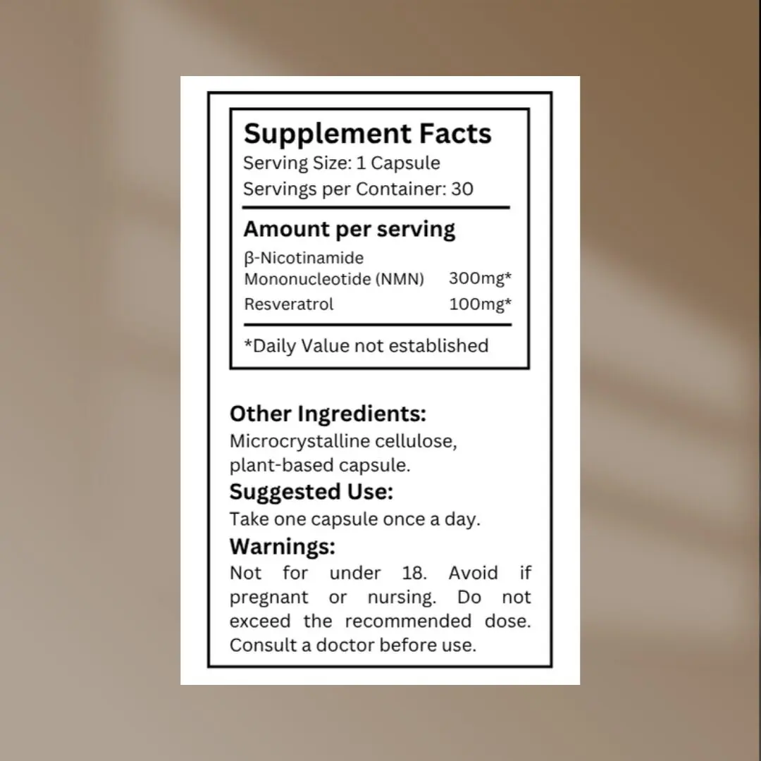 New Vitality NMN + Resveratrol - Image 3